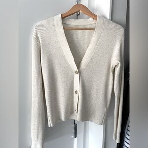 Uniqlo washable knit cardigan